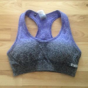 Ombré seamless sports bra